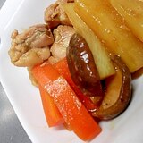 焼き肉のたれ活用レシピ☆鶏肉と根菜の煮物